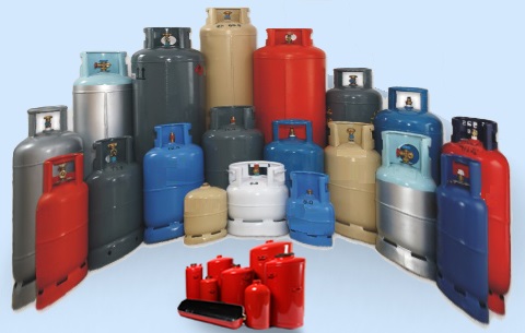 LPG cylinder and fire extinguisher parts
